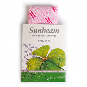 Czyścik Sunbeam do okularów różowy Raypath